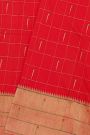 Paithani Silk Red Saree