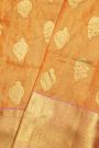 Venkatagiri Silk Rust Saree