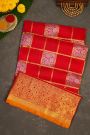 Venkatagiri Silk Red Saree