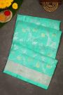 Venkatagiri Silk Sea Green Saree