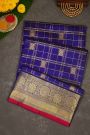 Venkatagiri Silk Navy Blue Saree