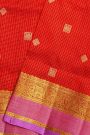 Venkatagiri Silk Red Saree