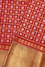 Venkatagiri Silk Red Saree