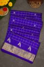 Venkatagiri Silk Royal Blue Saree