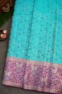 Kancheepuram Silk Sky Blue Saree