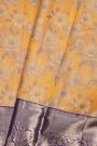 Kancheepuram Silk Orange Saree