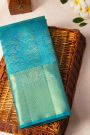 Kancheepuram Silk Sea Blue Saree