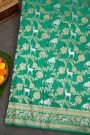 Banarasi Silk Sea Green Saree