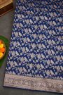Banarasi Silk Navy Blue Saree
