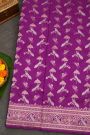 Banarasi Silk Purple Saree