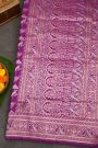 Banarasi Silk Purple Saree