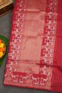 Banarasi Silk Red Saree
