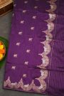 Banarasi Silk Violet Saree