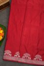 Banarasi Silk Red Saree