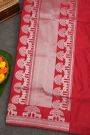 Banarasi Silk Red Saree