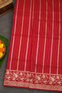 Banarasi Silk Red Saree