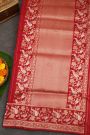 Banarasi Silk Red Saree