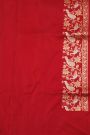 Banarasi Silk Red Saree