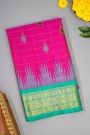 Gadwal Silk Rani Pink Saree
