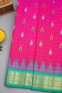Gadwal Silk Rani Pink Saree