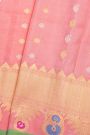 Gadwal Silk Baby Pink Saree