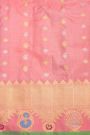 Gadwal Silk Baby Pink Saree