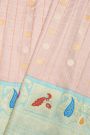 Gadwal Silk Baby Pink Saree