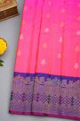 Gadwal Silk Pink Saree