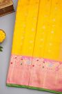 Gadwal Silk Yellow Saree
