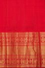 Kancheepuram Eco Print Silk Off White Saree