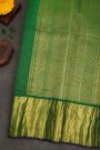 Kancheepuram Eco Print Silk Sky Blue Saree