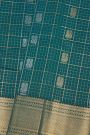 Kuppadam Sico Teal Blue Saree