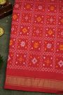 Ikat Silk Multicolour Saree