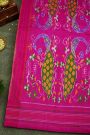 Ikat Silk Lilac Saree