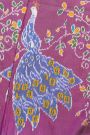 Ikat Silk Lilac Saree