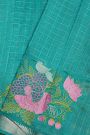 Mangalagiri Silk Sky Blue Saree