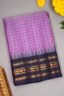 Gadwal Raw Silk Lavender Saree