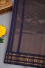 Gadwal Raw Silk Lavender Saree