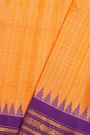 Gadwal Silk Orange Saree