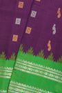 Gadwal Silk Violet Saree