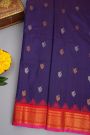 Gadwal Silk Navy Blue Saree