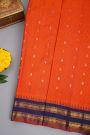 Gadwal Silk Orange Saree