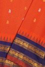 Gadwal Silk Orange Saree