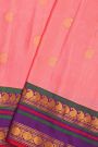 Gadwal Silk Baby Pink Saree
