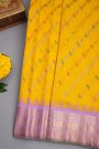 Gadwal Silk Yellow Saree