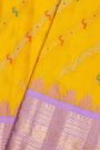 Gadwal Silk Yellow Saree