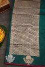 Banarasi Silk Bottle Green Saree