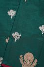 Banarasi Silk Bottle Green Saree