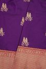 Banarasi Silk Purple Saree