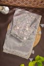 Designer Tissue Grey Saree